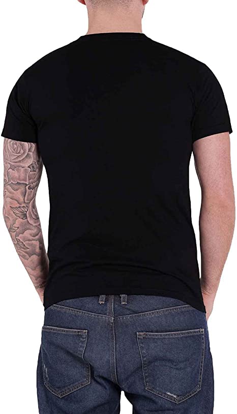 Foo Fighters T Shirt Wasting Light Band Logo Official Mens Black Size M