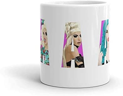 YAAAS ft RuPaul’s Drag Race Queens Bianca Del Rio, Adore Delano, Katya, Alaska, Trixie Mattel 11 Oz Ceramic