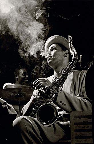 Rixart Harlem Renaissance Jazz Musicians Black And White Poster Wall Decor Art Print Photo Paper Material 36” 47” size (Unframed 36” x 24” (92x60cm))