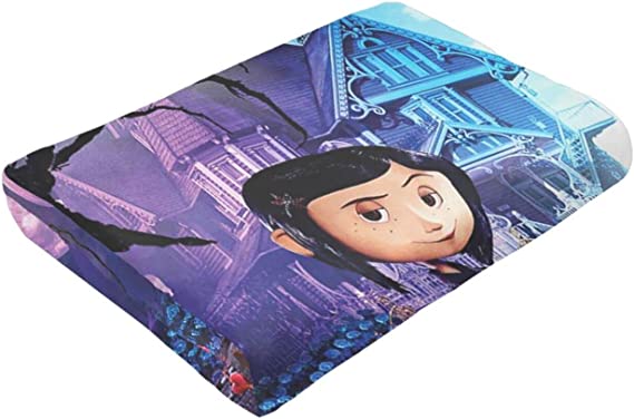 Suping Horror Blanket Ultra-Soft Micro Fleece Blanket Throw All Season Fuzzy Lightweight Throw Blankets for Office Company Home Couch Bed Sofa 80”X60”, Black-1