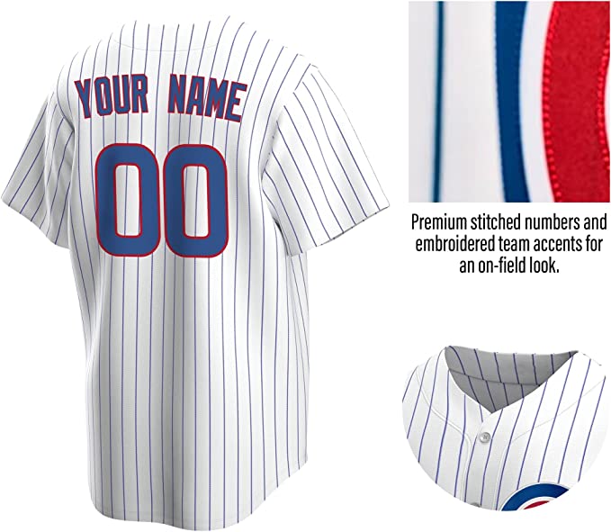 Custom Baseball Chicago, Custom Baseball Jersey Personalized Your Name and Number, Personalized Baseball Shirt Men and Women