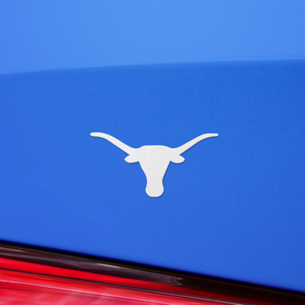 Transparent Decal Stickers of Longhorn Bull Head (White) Premium Waterproof Vinyl Decal Stickers for Laptop Phone Accessory Helmet Car Window Mug Tuber Cup Door Wall Decoration ANDSKUS509246WH080322