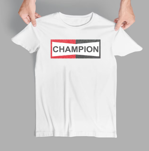 Champion Spark Plugs T-Shirt-White tee
