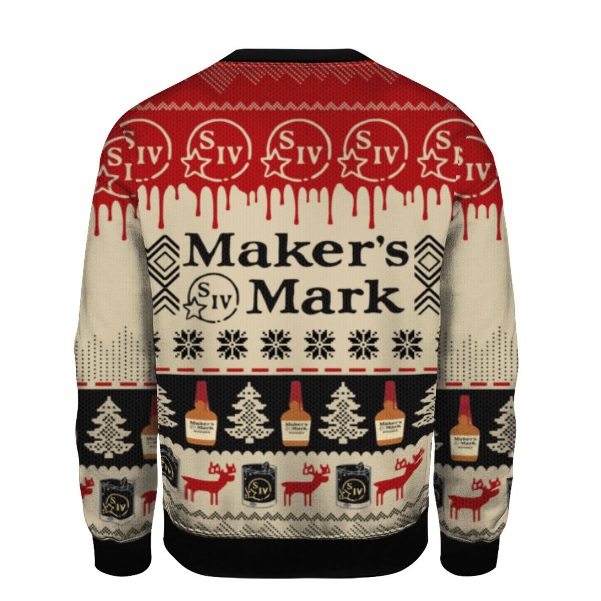 Maker’s Mark Kentucky Bourbon Whisky Ugly Christmas Sweater