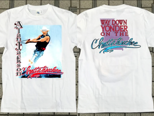 1992 Alan Jackson Way Down Yonder On The Chattahoochee T-Shirt