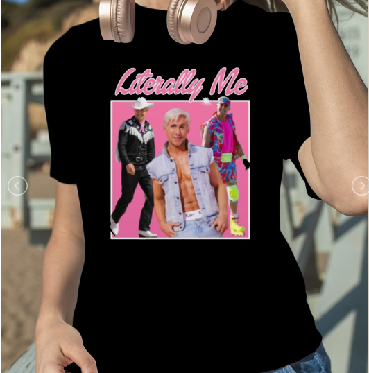 Literally Me Ryan Gosling Unisex Tshirt, Margot Robbie Tshirt, BB Movie T-Shirt, Movie Tshirt, Vintage Tshirt Multicolor