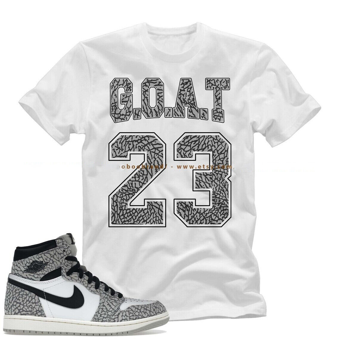 Elephant Print 1’s Unisex T-shirt,G.23-Jordan 1 Shirt