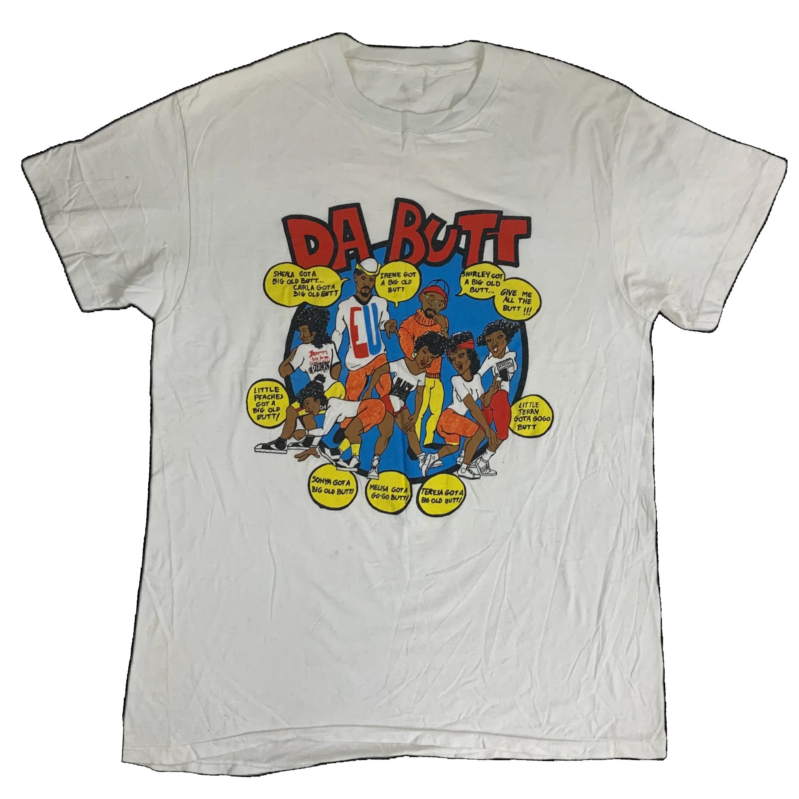 Vintage Experience Unlimited Da Butt Shirt Dancing White Unisex