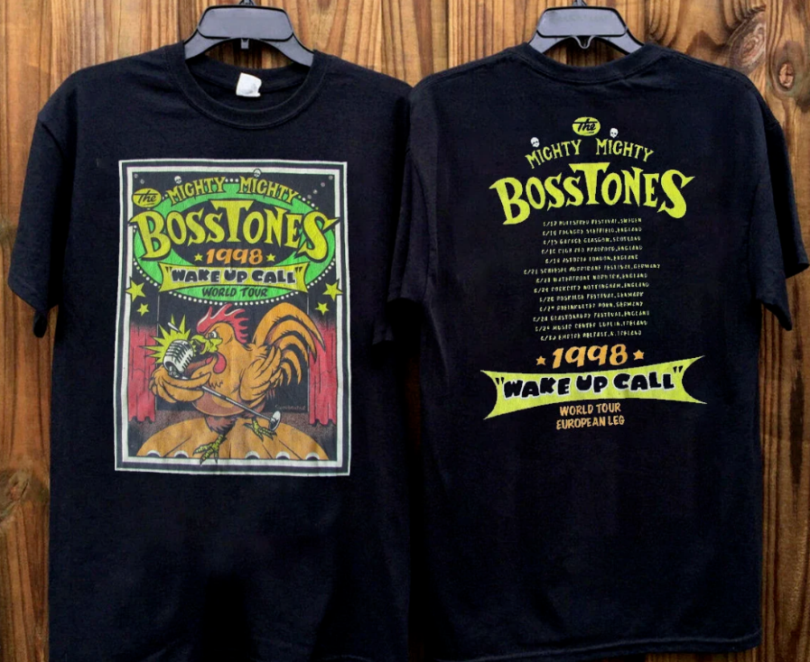1998 The Mighty Mighty Bosstones Wake Up Call World Tour European T-Shirt
