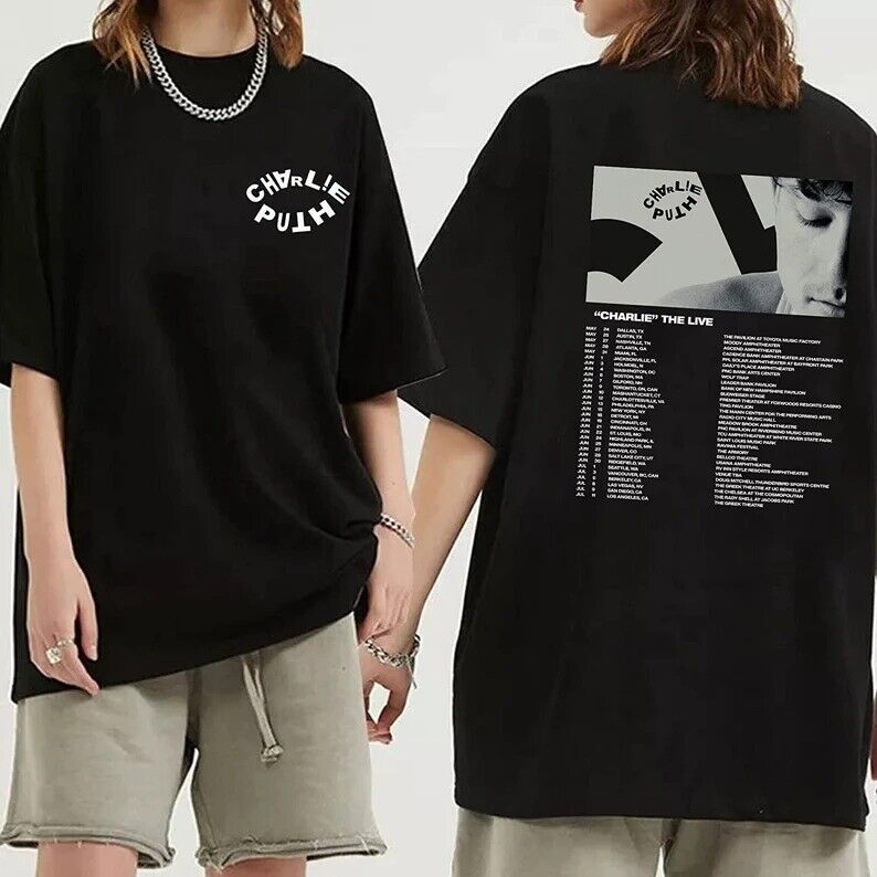 Charlie Puth 2023 Tour Shirt, Charlie The Live Experience Tour 2023 Shirt