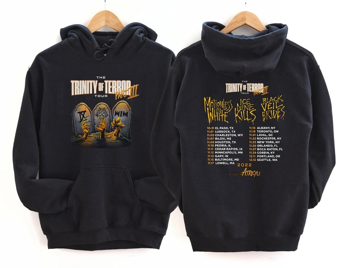 Trinity of Terror 2022 Tour Part 3 Hoodie