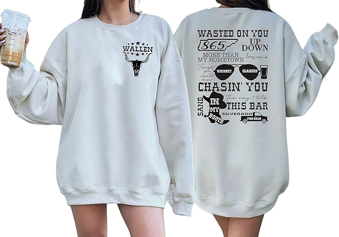 Wallen DS2 (Print Back and Front) T-Shirt Sweatshirt V-neck hoodie long sleeve shirt…