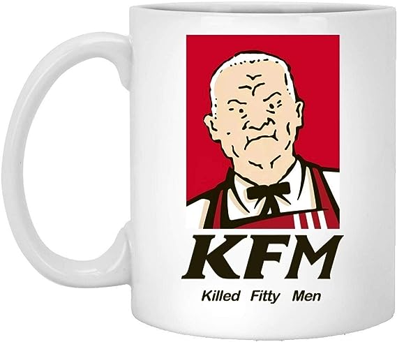 Idea Gift For You -Cotton Hill KFM Killed Fitty Men XP8434 11 oz. White Mug Coffee Mug Made in USA 11oZ