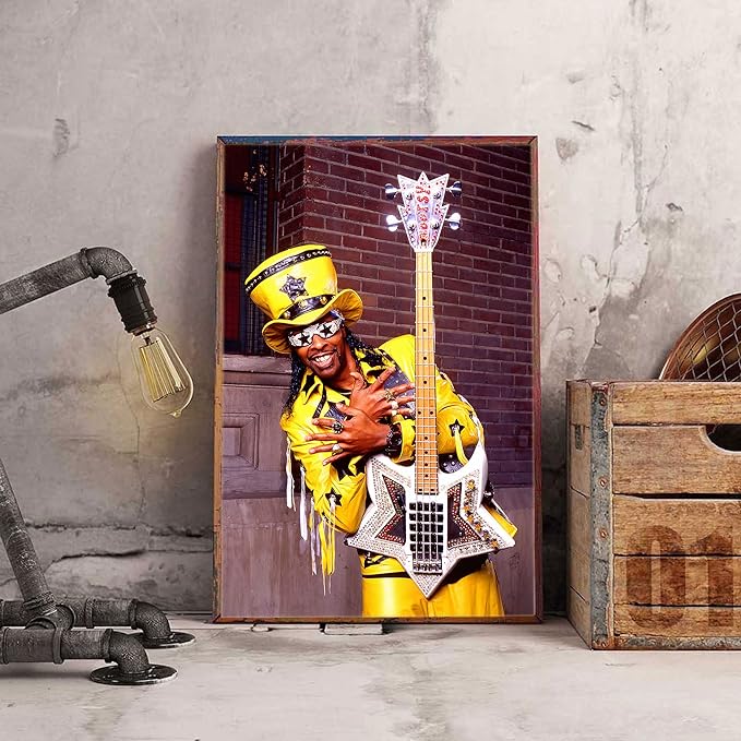 Classic Photo Bootsy Singer Collins Funk Music Poster