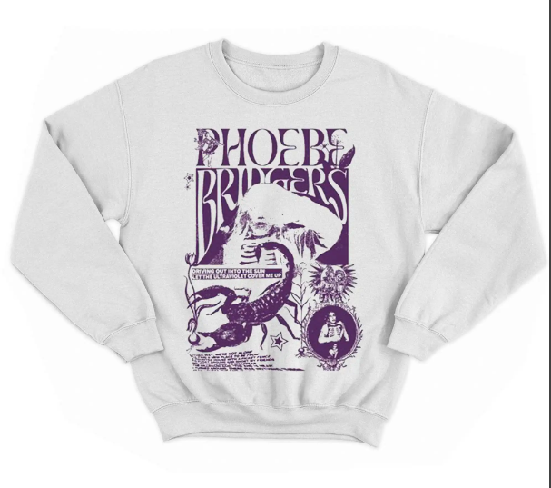 Phoebe Bridgers Sweatshirt On Tour – Reunion Tour Sweater For Fans, Phoebe’s Sweater M Sand