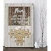 Personalized Mom You are The Piece That Holds Us Together Canvas, Puzzle Art, Best Ever, Mother’s Day, Day Decorations, Birthday Gifts from Daughter and Son, Mothers Poster 8×12, 8”x12”