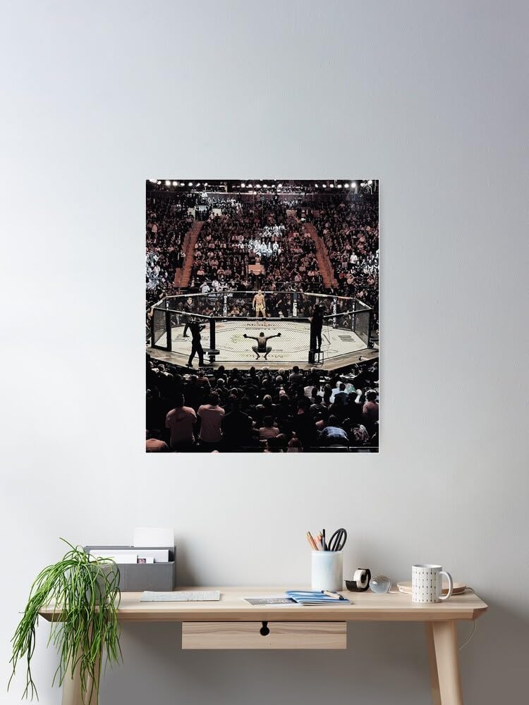Pereira Vs. – Champ “Poatan” Alex Israel Adesanya Middleweight Ufc “Stylebender” Poster Print For House Decoration