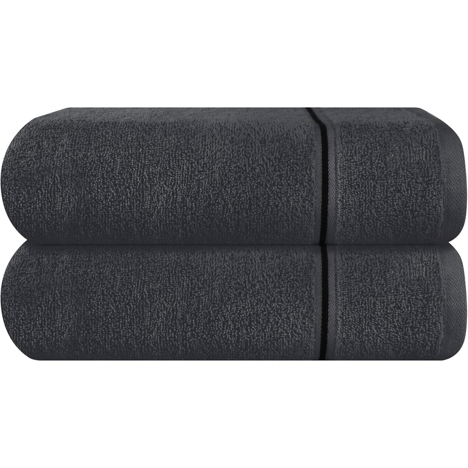 Oversized Cotton Bath Towels – Ultra Absorbent, Quick-Dry, Lightweight, Ideal for Gym, Travel, Camp & Pool.